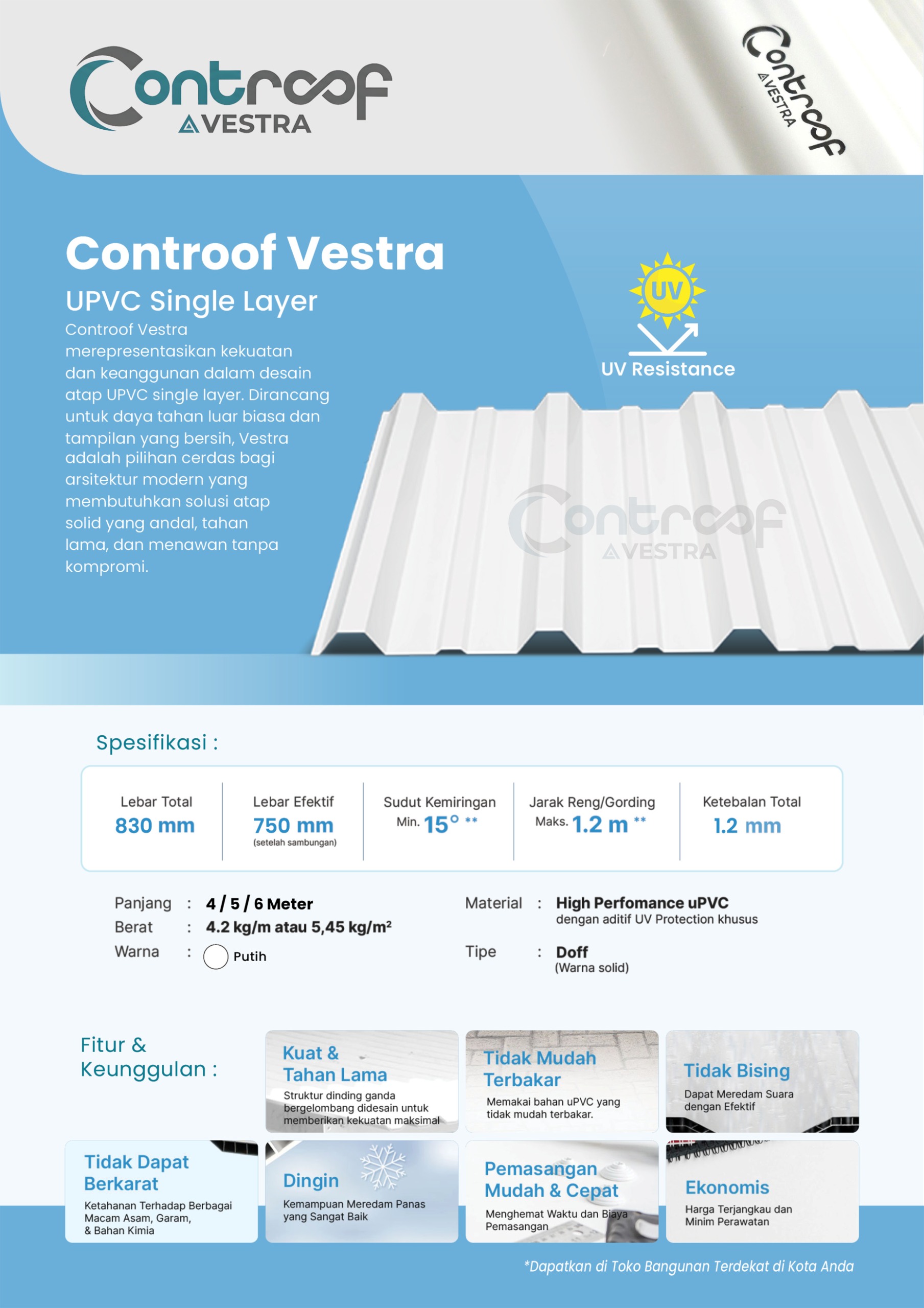 CONTROOF DOUBLE LAYER 4M